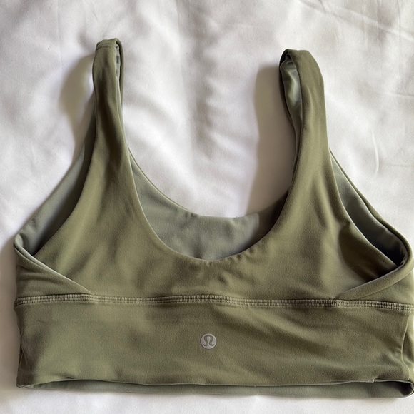 Lululemon Olive Green/light green Women's Sports Bra - Picture 3 of 5